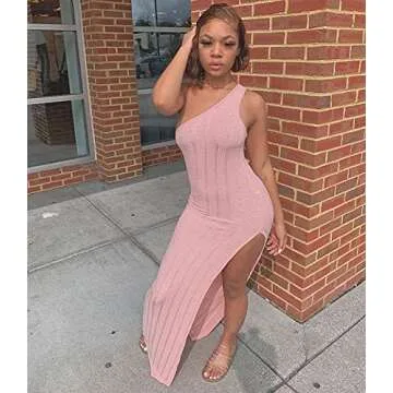 XLLAIS Summer Sexy Bodycon Maxi Dress for Women