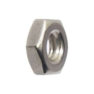 8-32 Machine Screw Hex Nuts, Stainless Steel 18-8, Bright Finish, Quantity 100 by Fastenere