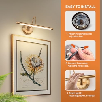 Illuminate Your Art with JOOSENLUX Dimmable Picture Light