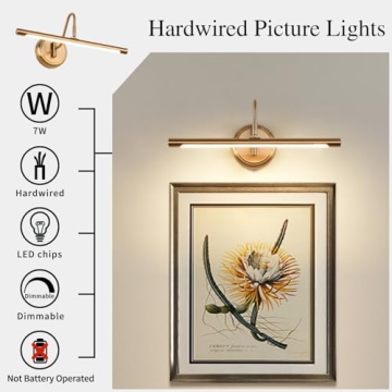 Illuminate Your Art with JOOSENLUX Dimmable Picture Light
