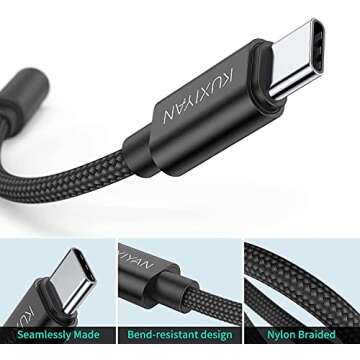 USB C to 3.5mm Audio Adapter,USB Type C to Aux Headphone Jack Adapter Dongle Cable Cord Compatible with Pixel 4 3 2 XL,Samsung Galaxy S22 S21 S20 Ultra S20+ Note 20 10 S10 S9 Plus,ipad Pro/Air 4