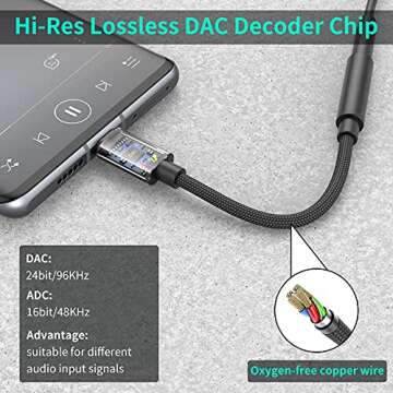 USB C to 3.5mm Audio Adapter,USB Type C to Aux Headphone Jack Adapter Dongle Cable Cord Compatible with Pixel 4 3 2 XL,Samsung Galaxy S22 S21 S20 Ultra S20+ Note 20 10 S10 S9 Plus,ipad Pro/Air 4