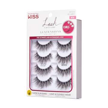KISS Lash Couture LuXtensions Collection: Reusable False Eyelashes Multipack