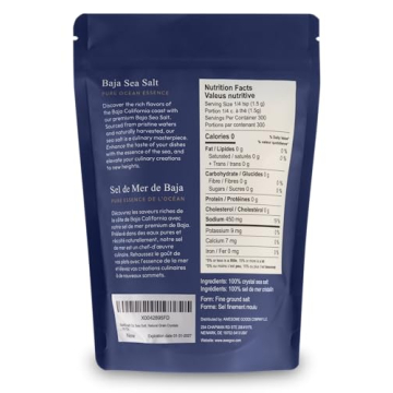 Baja Sea Salt Natural Low Sodium Kosher Certified Crystals