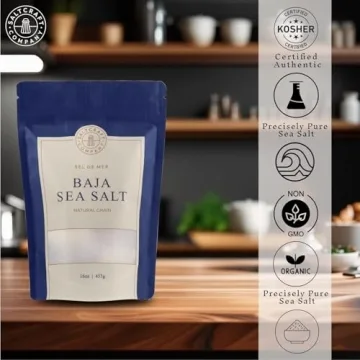 Baja Sea Salt Natural Low Sodium Kosher Certified Crystals