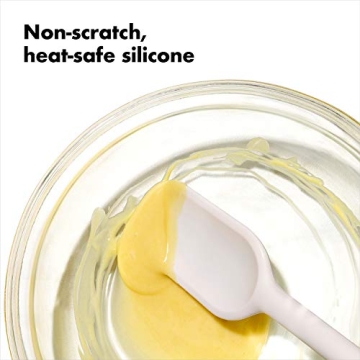 OXO Good Grips 3 Piece Silicone Spatula Set for Kitchen