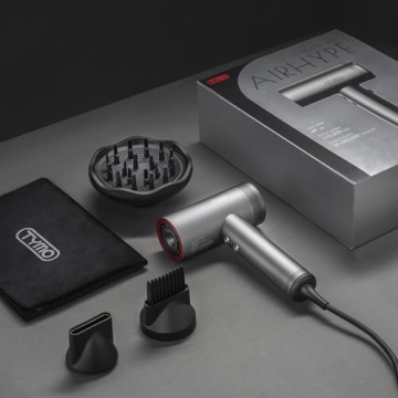 TYMO 1500W Fast Drying Hair Dryer with Comb Attachments