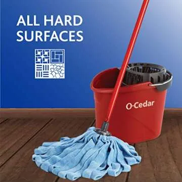 O-Cedar Microfiber Cloth Mop Refill for Spotless Floors