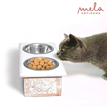 Elevated Wooden Pet Bowls - Stylish & Practical Feeding Solution