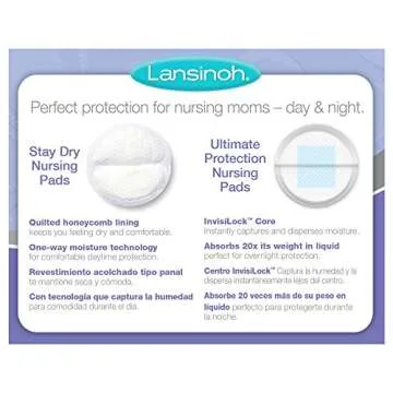 Lansinoh Nursing Pads Day & Night Multipack, 32 Count (20 Stay Dry Pads & 12 Ultimate Protection) Disposable Breast Pads