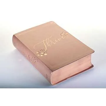 NLT THRIVE Devotional Bible for Women (LeatherLike, Rose Metallic)