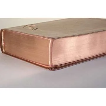 NLT THRIVE Devotional Bible for Women (LeatherLike, Rose Metallic)
