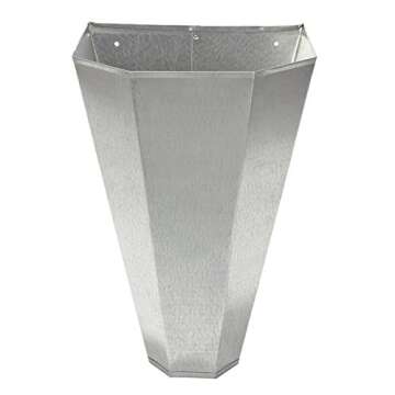 Little Giant® Restraining Cone | Galvanized Steel Cone with Flat Back Design | Easy to Clean | Chic...