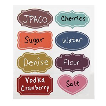 JPACO Chalkboard Labels with Liquid Chalk Markers for Crafting