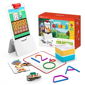 Osmo Little Genius Starter Kit for Fire Tablet + Early Math Adventure - 6 Educational Games - Counti...
