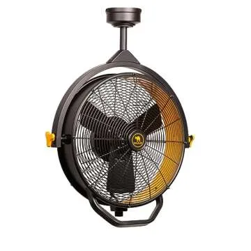 MULE Garage Fan with Remote, 3000 CFM and Adjustable Height