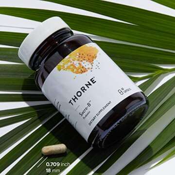 THORNE Sacro-B Probiotic - Support Gut Health, Immune Function & Constipation Relief Probiotics - Gluten-Free Health Support - 60 Capsules