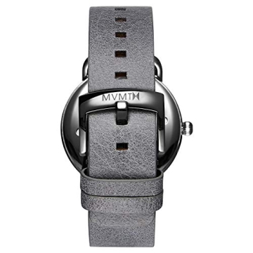 Stylish MVMT Revolver Men's Watch with Leather Band 41MM