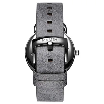 Stylish MVMT Revolver Men's Watch with Leather Band 41MM