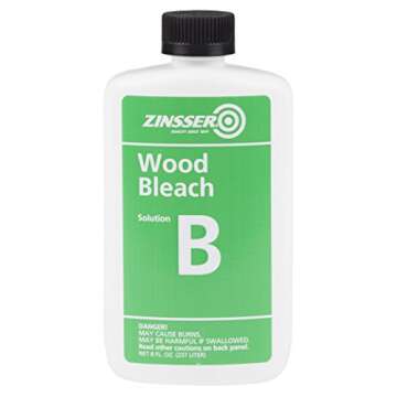Zinsser 300451 Wood Bleach, Part A and B, 8 Ounce (Pack of 2)