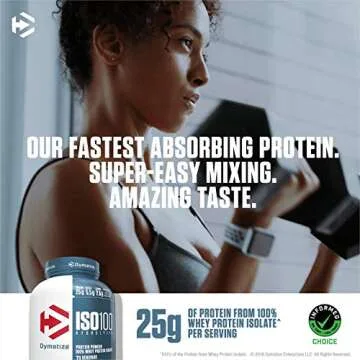 Dymatize ISO100 Whey Protein Powder - Tasty & Effective