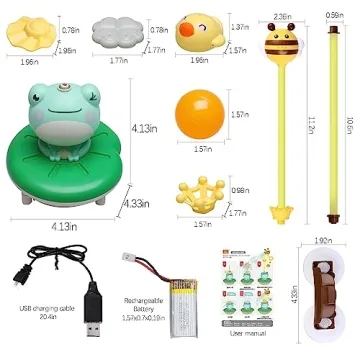 Electric Frog Bath Toy for Toddlers - Rechargeable & Fun