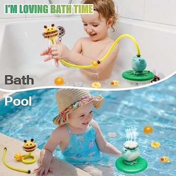 Electric Frog Bath Toy for Toddlers - Rechargeable & Fun