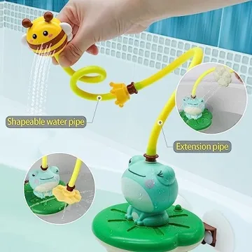 Electric Frog Bath Toy for Toddlers - Rechargeable & Fun