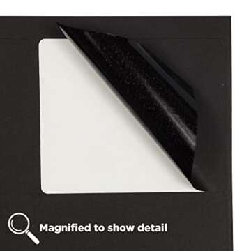 JAM PAPER Large Address Labels - 120 Count - Black