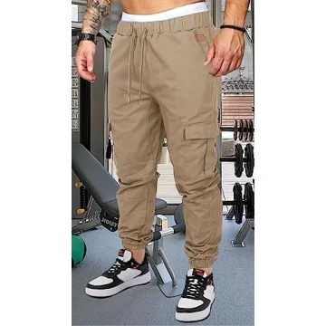 OUTSON Men's Casual Joggers - Stylish & Comfortable Sports Pants