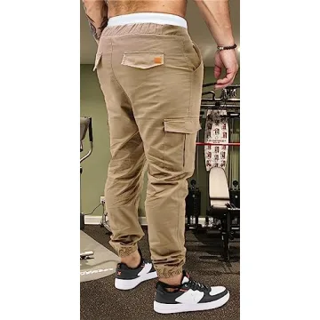 OUTSON Men's Casual Joggers - Stylish & Comfortable Sports Pants