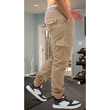 OUTSON Men's Casual Joggers - Stylish & Comfortable Sports Pants