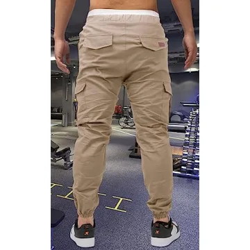 OUTSON Men's Casual Joggers - Stylish & Comfortable Sports Pants
