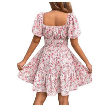 Floerns Women's Boho A-Line Floral Dress for Stylish Events