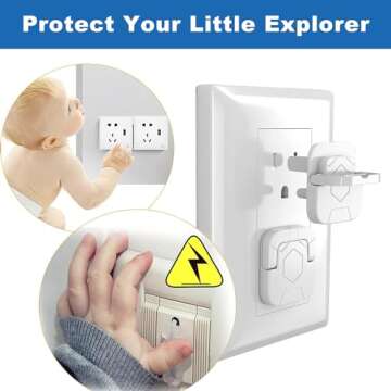 Outlet Covers Baby Proofing Plug - 60 Pack Socket Safety Plug Covers Electrical Outlets Cover Child ...