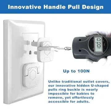60-Pack Stylish Baby Outlet Covers - Secure Protection Solutions