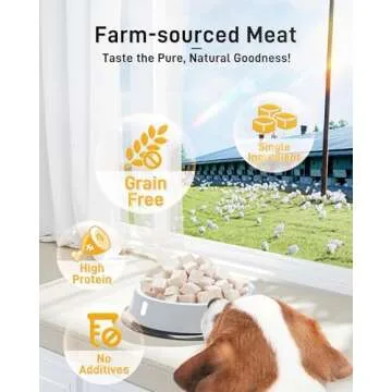 Pawaura Freeze Dried Chicken Treats for Pets - 17.63 oz