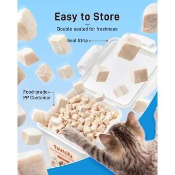 Pawaura Freeze Dried Chicken Treats for Pets - 17.63 oz