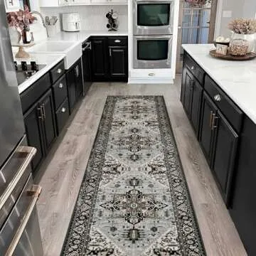 Lahome Boho Runner Rug - 2x6 Washable Non-Slip Kitchen Rug for Entry