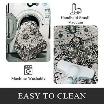 Lahome Boho Non-Slip Washable Runner Rug 2x6