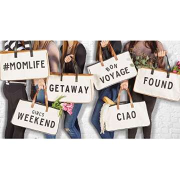 Santa Barbara Design Studio Tote Bag: Stylish Cotton Canvas Large Shoulder Bag for Women