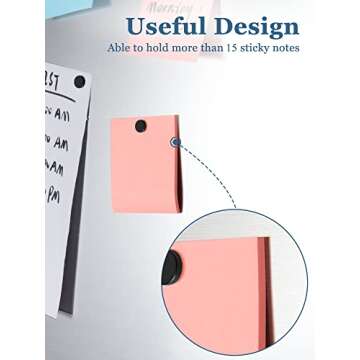 SMARTAKE 45 Pcs Refrigerator Magnets, Small Round Fridge Magnets, Multi-Use Premium Neodymium Office Magnets for Fridge, Whiteboard, Billboard in Home, Kitchen, Office and School (Black)