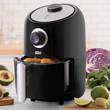 Compact DASH Air Fryer with Non-Stick Fry Basket
