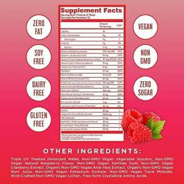 Morning Multivitamin Raspberry & Nighttime Multimineral Pineapple Bundle by MaryRuth's | Vegan Vitamin A, B, C, D3, E & Amino Acids | Vitamins for Immune Support, Digestion, Focus & Energy | Magnesium