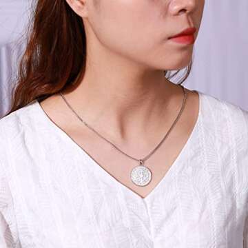 Stylish WIOY Saint Benedict Medal Necklace for All