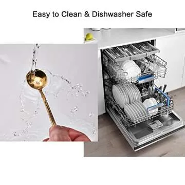 Demitasse Espresso Spoons Set of 8 for Coffee and Desserts