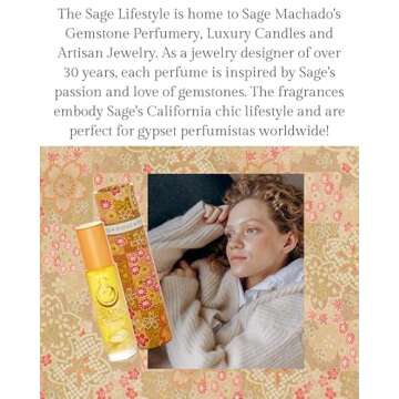 Topaz Perfume Oil Roll-On by Sage - Vegan & Cruelty-Free