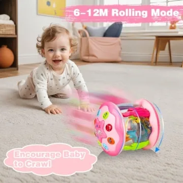 Aboosam Musical Light Up Baby Toy for Girls | Age 6-18 Months