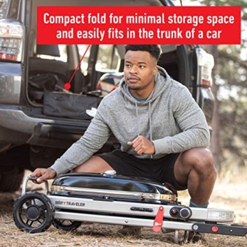 Weber Traveler Portable Gas Grill Black Outdoor Cooking