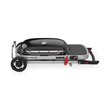 Weber Traveler Portable Gas Grill Black Outdoor Cooking